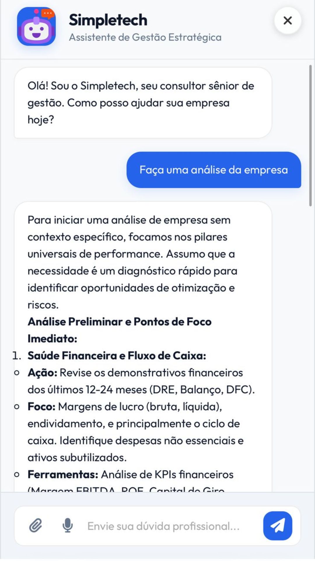 Consultoria IA Mobile